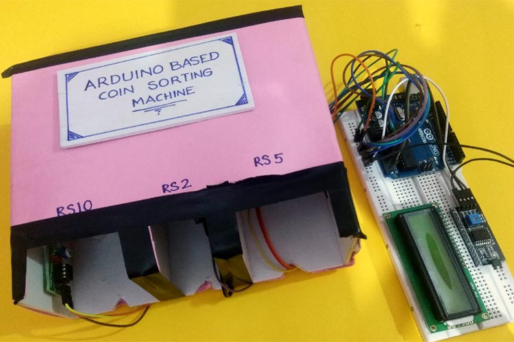 Coin Sorting Machine using Arduino Coin Sorting Machine using Arduino