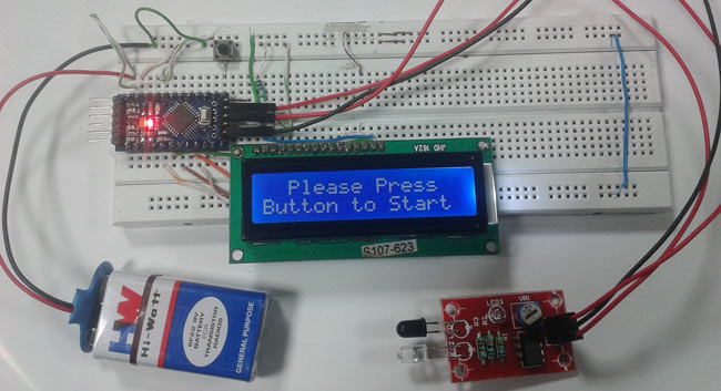 Tachometer using Arduino and IR Sensor Tachometer using Arduino