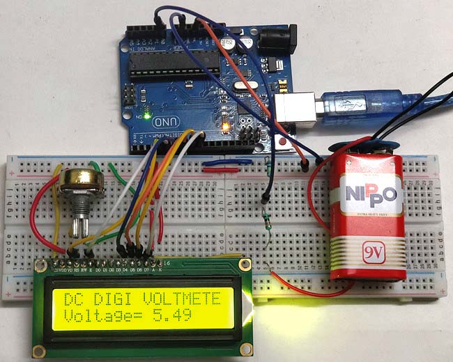 Simple Arduino Digital Voltmeter Simple Arduino Digital Voltmeter