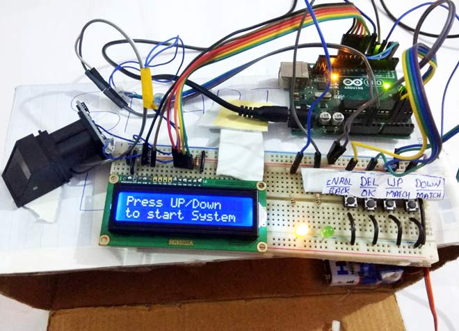 Arduino Finger Print Sensor Door Lock System Arduino Finger Print Sensor Door Lock System