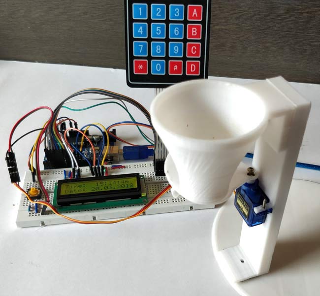 Automatic Pet Feeder using Arduino Automatic Pet Feeder using Arduino