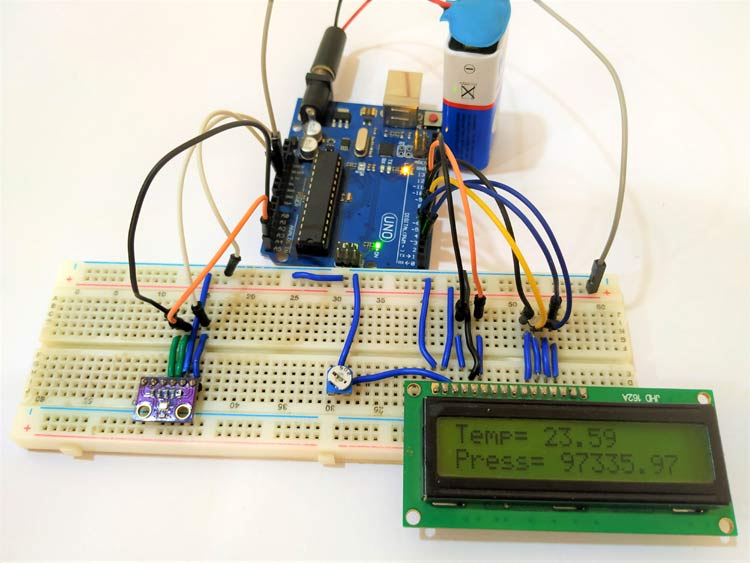 BMP280 Pressure Sensor Module Interfacing with Arduino BMP280 Pressure Sensor Module Interfacing with Arduino
