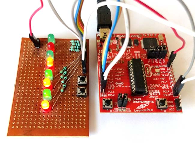 Blinking LED Sequence with MSP430G2: Using Digital Read/Write Pins Blinking LED Sequence with MSP430G2: Using Digital Read/Write Pins