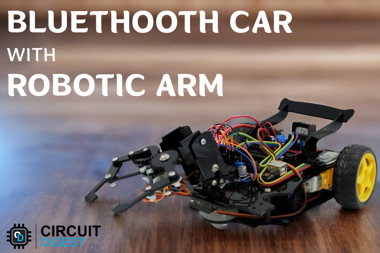 Bluetooth-Controlled Robotic Arm Car using Arduino Uno Bluetooth-Controlled Robotic Arm Car using Arduino Uno