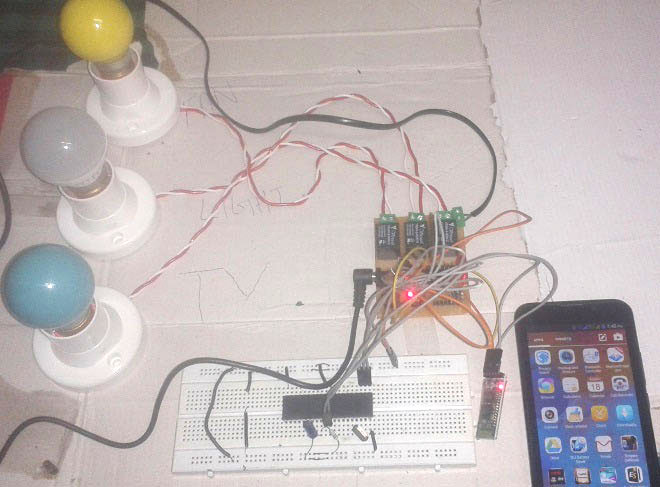 Bluetooth Controlled Home Automation System Using 8051 Microcontroller Bluetooth Controlled Home Automation System Using 8051 Microcontroller