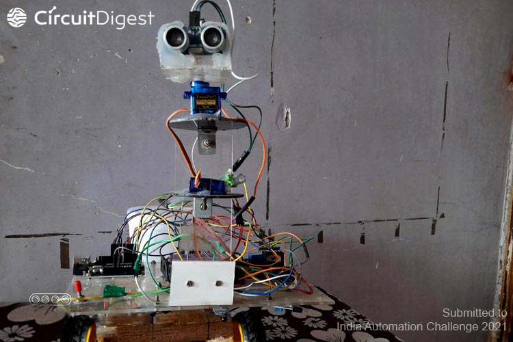 DIY Arduino Fire Fighting Robot using Ultrasonic Sensor DIY Arduino Fire Fighting Robot using Ultrasonic Sensor