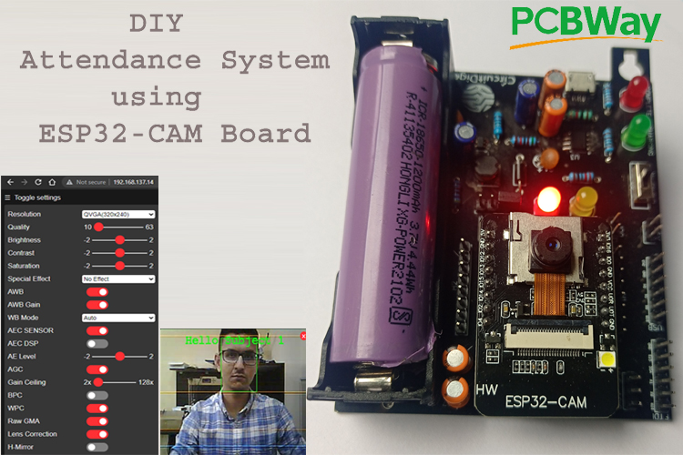 Student Attendance System using ESP32-CAM Development Board Student Attendance System using ESP32-CAM Development Board