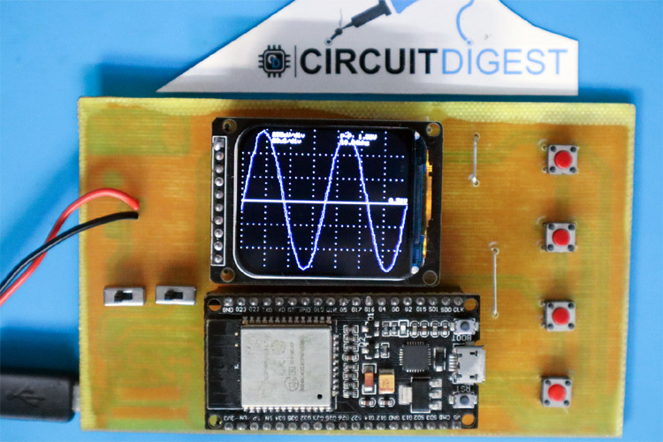 DIY ESP32 based Oscilloscope DIY ESP32 based Oscilloscope