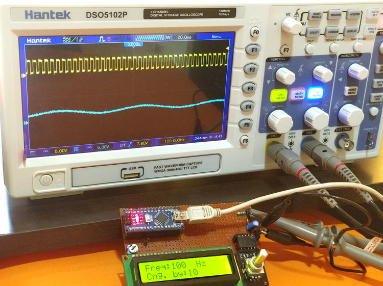 DIY Waveform Generator using Arduino DIY Waveform Generator using Arduino
