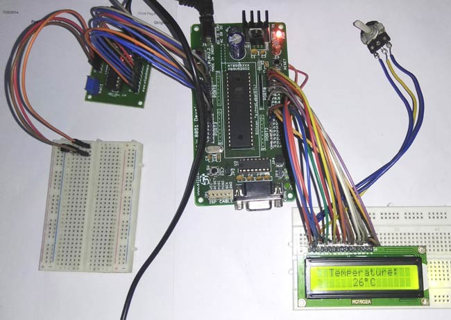 Digital Thermometer using LM35 and 8051 Digital Thermometer using LM35 and 8051