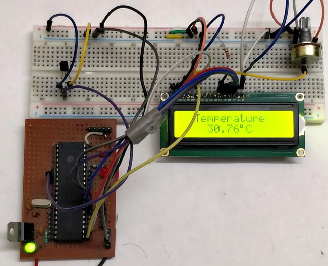 Digital Thermometer using LM35 and PIC microcontroller Digital Thermometer using LM35 and PIC microcontroller