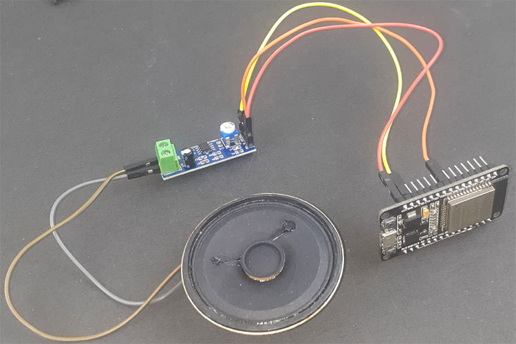 ESP32 Audio Player using LM386 IC ESP32 Audio Player using LM386 IC