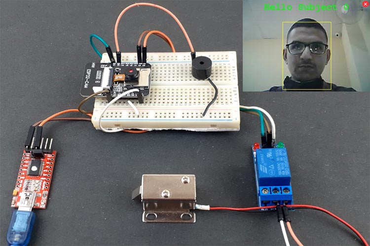 ESP32-CAM Face Recognition Door Lock System ESP32-CAM Face Recognition Door Lock System