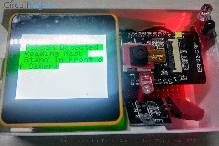 Mask and Body Temperature Checker System Mask and Body Temperature Checker System