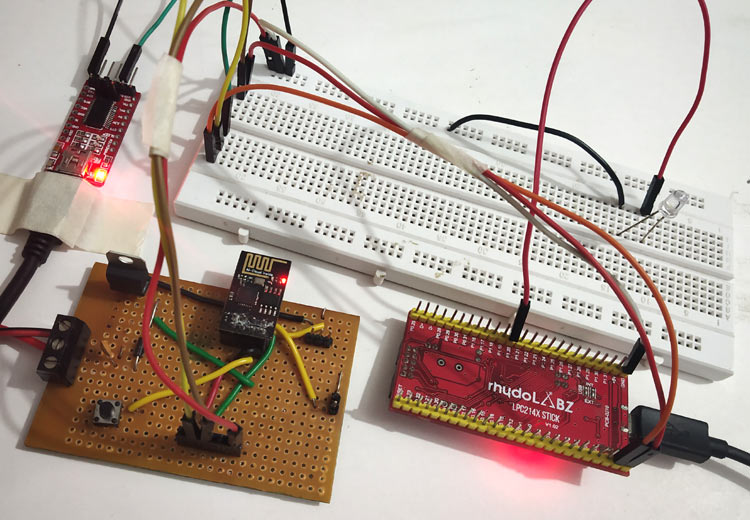 ESP8266 Interfacing with ARM7-LPC2148- Creating a Webserver to control an LED ESP8266 Interfacing with ARM7-LPC2148- Creating a Webserver to control an LED