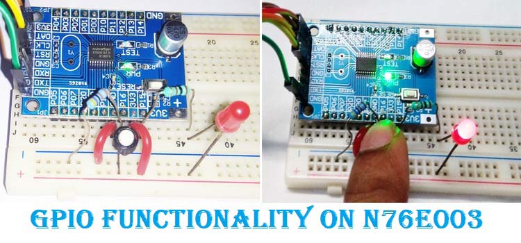 GPIO Functions on Nuvoton N76E003 GPIO Functions on Nuvoton N76E003