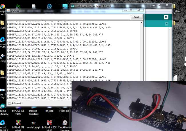 GPS Interfacing with Computer Using Arduino GPS Interfacing with Computer Using Arduino