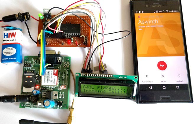GSM Interfacing with PIC Microcontroller PIC16F877A - Make and Receive Calls GSM Interfacing with PIC Microcontroller PIC16F877A - Make and Receive Calls