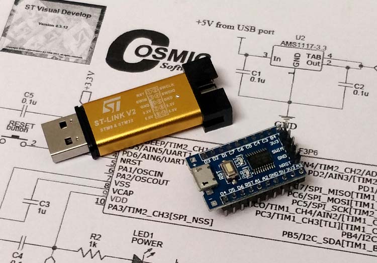 Getting Started with STM8S using STVD and Cosmic C Compiler Getting Started with STM8S using STVD and Cosmic C Compiler