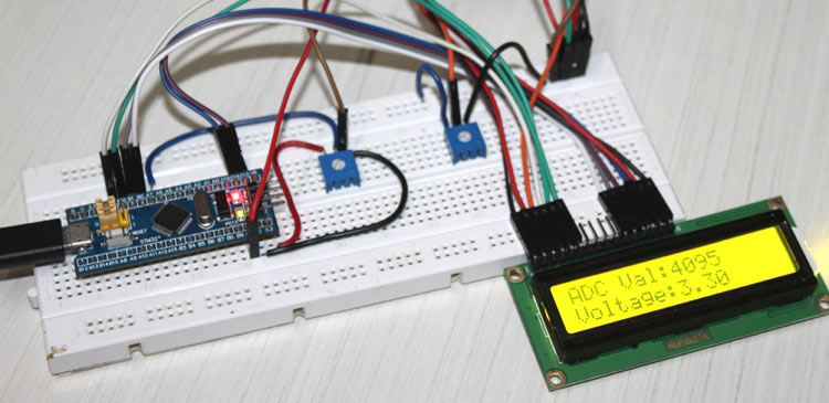 How to use ADC in STM32F103C8 - Measuring Analog Voltage using STM32 ADC How to use ADC in STM32F103C8 - Measuring Analog Voltage using STM32 ADC