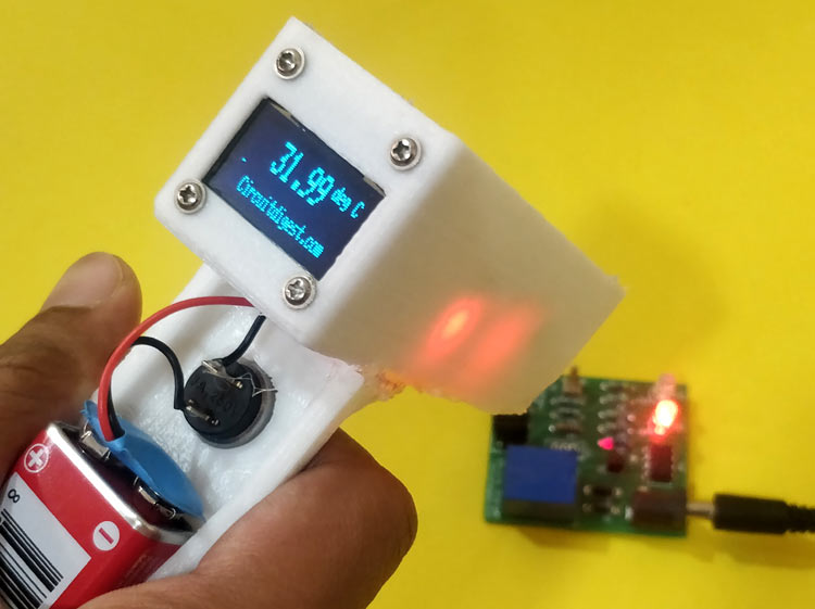IR Thermometer using Arduino and MLX90614 Infrared Temperature Sensor IR Thermometer using Arduino and Infrared Temperature Sensor