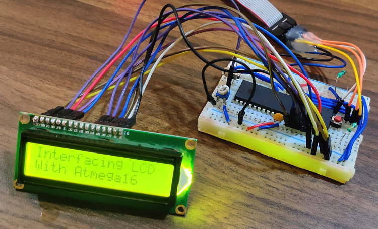 Interfacing 16x2 LCD with Atmega16 AVR Microcontroller in 4-Bit Mode Interfacing 16x2 LCD with Atmega16 AVR Microcontroller in 4-Bit Mode