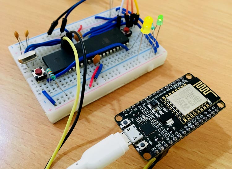 Interfacing ESP8266 NodeMCU with AVR Microcontroller ATmega16 Interfacing ESP8266 NodeMCU with AVR Microcontroller ATmega16