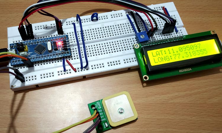 Interfacing GPS module with STM32F103C8 to get Location Coordinates Interfacing GPS module with STM32F103C8 to get Location Coordinates