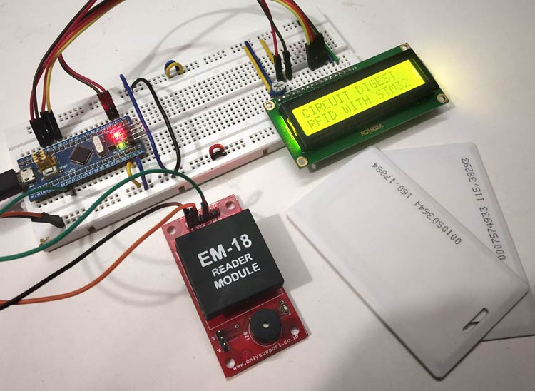 Interfacing RFID with STM32 Microcontroller Interfacing RFID with STM32 Microcontroller
