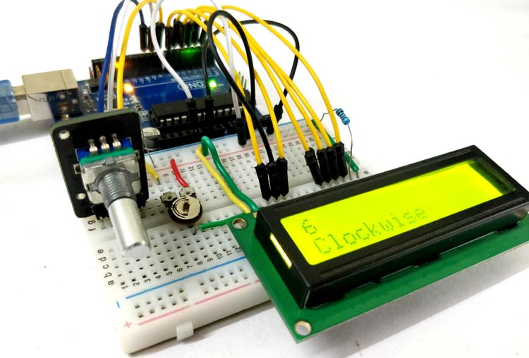 What is Rotary Encoder and How to Use It with Arduino Arduino Rotary Encoder Circuit Diagram