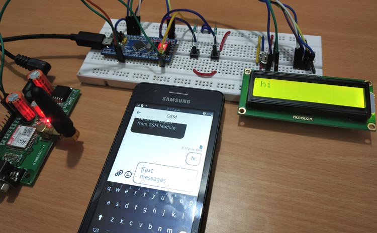 Interfacing SIM800C GSM Module with STM32F103C8 for Sending & Receiving SMS Interfacing SIM800C GSM Module with STM32F103C8 for Sending & Receiving SMS