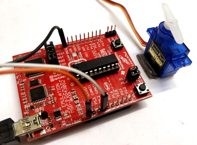 Interfacing Servo Motor with MSP430G2 Interfacing Servo Motor with MSP430G2