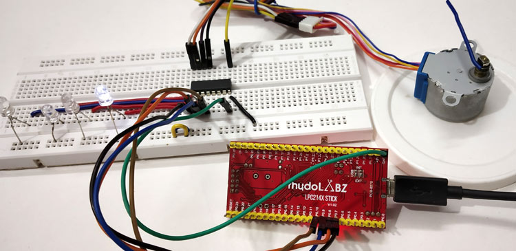 ARM7-LPC2148 Stepper Motor Control Tutorial ARM7-LPC2148 Stepper Motor Control Tutorial