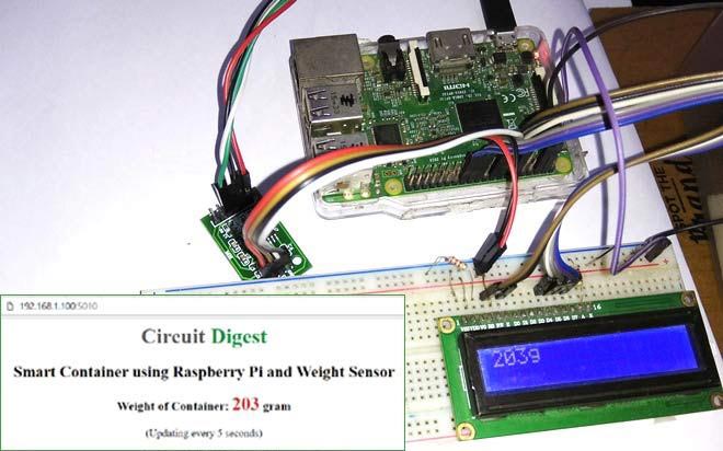 IoT Raspberry Pi Smart Container with Email Alert and Web Monitoring IoT Raspberry Pi Smart Container with Email Alert and Web Monitoring