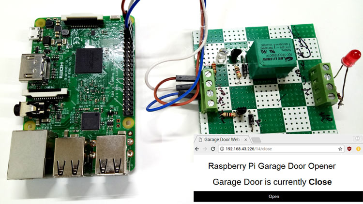 IoT Smart Garage Door Opener using Raspberry Pi IoT Smart Garage Door Opener using Raspberry Pi