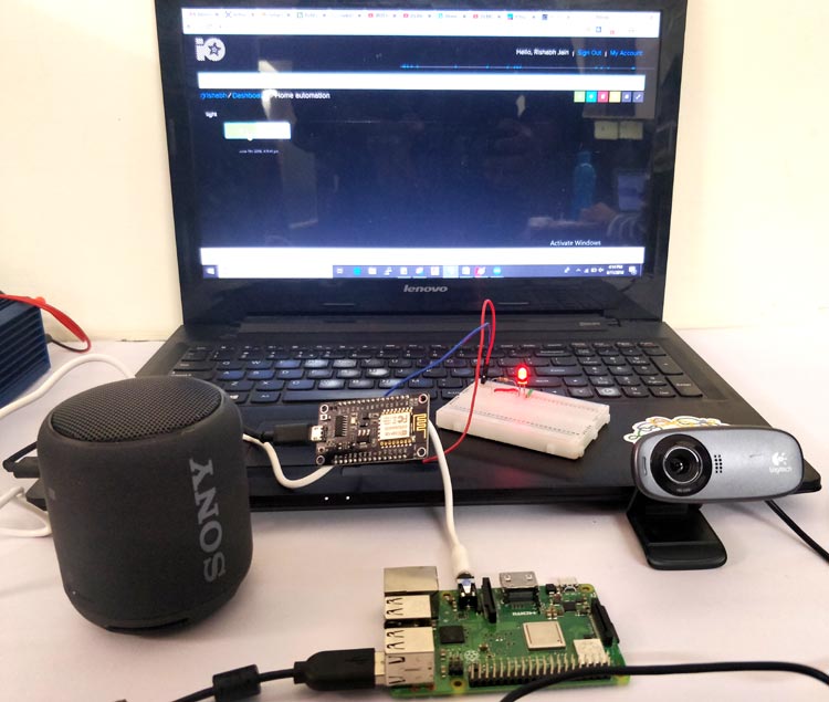 IoT Based Alexa Voice Controlled LED using Raspberry Pi and ESP12 IoT Based Alexa Voice Controlled LED using Raspberry Pi and ESP12