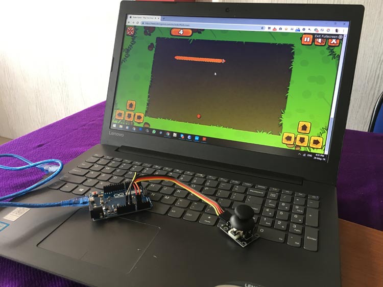 Joystick Game Controller using Arduino Leonardo Joystick Game Controller using Arduino Leonardo