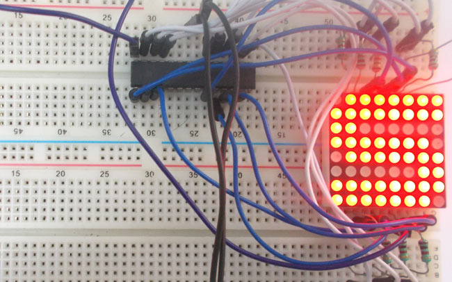 LED Matrix Interfacing with AVR Microcontroller LED Matrix Interfacing with AVR Microcontroller