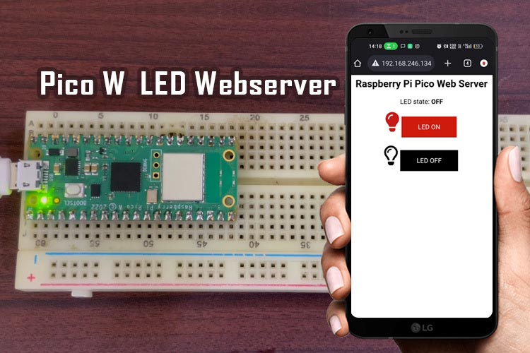 Raspberry Pi Pico W based LED Webserver Raspberry Pi Pico W based LED Webserver