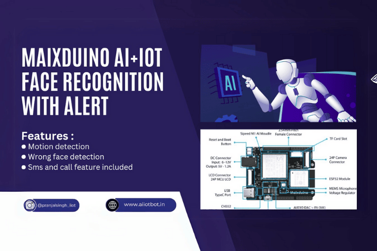 Maixduino AI and Iot Face Recognition with Alert Smart AI-Powered Surveillance Camera