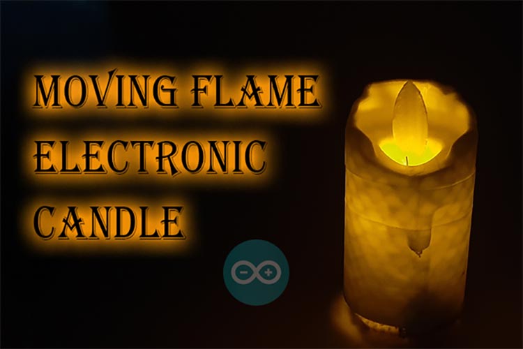 Moving Flame Electronic Candle Moving Flame Electronic Candle