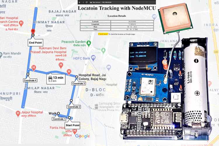 IoT Based GPS Location Tracker using NodeMCU IoT Based GPS Location Tracker using NodeMCU