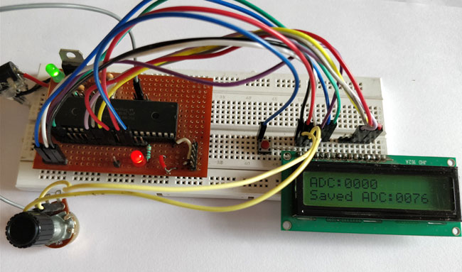 Saving Data using EEPROM in PIC16F877A Saving Data using EEPROM in PIC16F877A