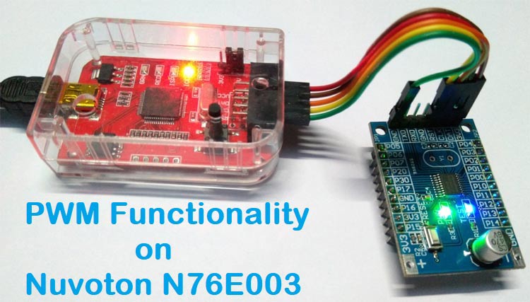 PWM Signal on Nuvoton N76E003 Microcontroller PWM Signal on Nuvoton N76E003 Microcontroller