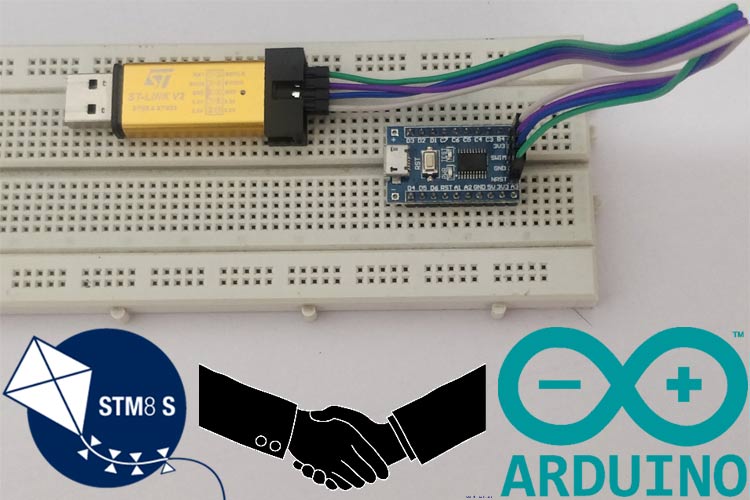 Programming STM8S Microcontroller using Arduino IDE Programming STM8S Microcontroller using Arduino IDE