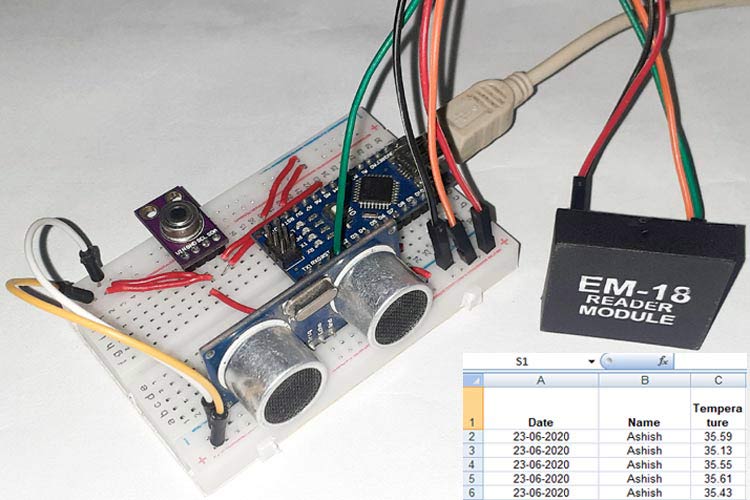 RFID Based Contactless Temperature Monitoring System using Arduino RFID Based Contactless Temperature Monitoring System using Arduino