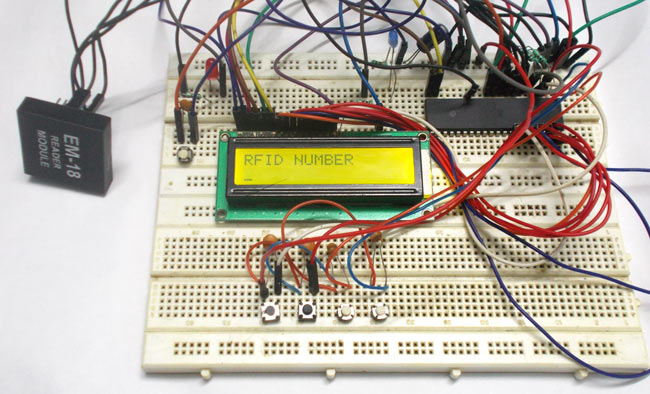 RFID Based Voting Machine using AVR Microcontroller RFID Based Voting Machine using AVR Microcontroller