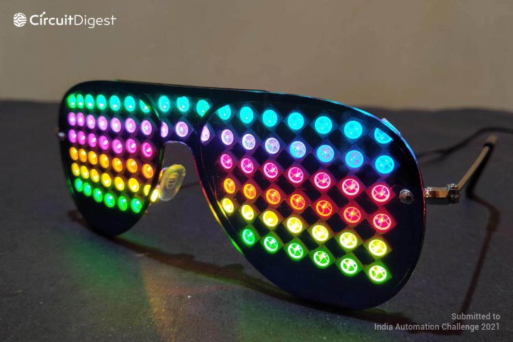 RGB Goggle using WS2812B LEDs RGB Goggle using WS2812B LEDs