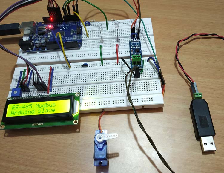 RS-485 MODBUS Serial Communication using Arduino UNO as Slave RS-485 MODBUS Serial Communication using Arduino UNO as Slave