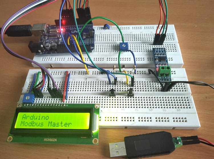 RS-485 MODBUS Serial Communication with Arduino as Master RS-485 MODBUS Serial Communication with Arduino as Master